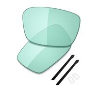 Saucer Lentilles de rechange et kits en caoutchouc pour Oakley Cartridge OX5137 54 mm | Protection UV400, lunettes anti-rayures, Vert pastel non polarisé, taille unique
