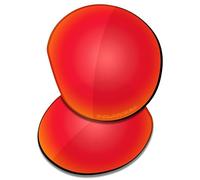 Saucer Lentilles de rechange premium pour lunettes intelligentes Oakley Meta HSTN OW8002 51mm, Rouge feu polarisé, taille unique