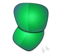 Saucer Lentilles et plaquettes de nez de rechange pour Oakley Hip Tone OX8182 60 mm | Protection UV400, anti-rayures, ajustement précis, Vert jade polarisé, taille unique