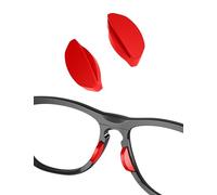 Saucer Plaquettes de nez de rechange pour lunettes de soleil Oakley HSTN OO9242 | OO9242A, Coupe asiatique rouge, taille unique