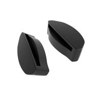 Saucer Plaquettes de nez de rechange pour lunettes de soleil Oakley HSTN OO9242 | OO9242A, Coupe asiatique noire, taille unique
