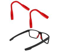 SAUCER Plaquettes de nez de rechange pour lunettes de soleil Oakley Split Shot OO9416 | Split Time OO4129 | Targetline OO4129 | Crossrange Patch R XL OO9361 - Rouge standard + coupe asiatique rouge