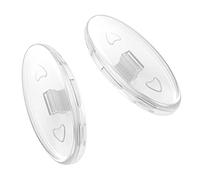 Saucer Plaquettes de nez de rechange pour Oakley Metal Plate OX5038 | Carbon Plate OX5079 Glass, claire, taille unique