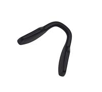 Saucer Plaquettes de nez de rechange pour verre Oakley Tensile OX8170, Plaquette de nez noire, Taille unique