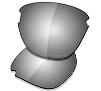 Saucer Premium Lentilles de rechange pour lunettes de soleil Oakley Frogskins Lite, (High Defense - Chrome Metal Polarized), Taille unique