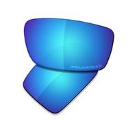SAUCER Premium Replacement Lenses for Oakley Gibston OO9449 Sunglasses High Defense - Glacier Blue Polarized