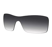 Saucer Verres de rechange de qualité supérieure pour lunettes de soleil Oakley Batwolf OO9101 Haute Défense - Gris dégradé polarisé