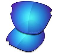 Saucer Verres de rechange de qualité supérieure pour lunettes de soleil Oakley Frogskins Lite OO9374, High Defense - Bleu glacier polarisé., taille unique