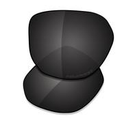 Saucer Verres de rechange de qualité supérieure pour lunettes de soleil Oakley Latch Beta OO9436, High Definition - Carbon Black Polarized, taille unique
