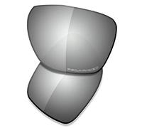 Saucer Verres de rechange de qualité supérieure pour lunettes de soleil Oakley Sylas OO9448, High Definition - Chrome Metal Polarized, taille unique