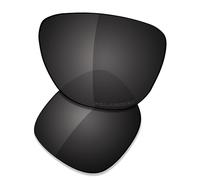 Saucer Verres de rechange haut de gamme compatibles avec les lunettes de soleil intelligentes Ray-Ban Meta Wayfarer (Gen 2) RW4012 53 mm, Noir carbone polarisé, taille unique
