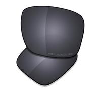 Saucer Verres de rechange haut de gamme compatibles avec les lunettes de soleil intelligentes Ray-Ban Meta Wayfarer (Gen 2) RW4012 50 mm, Bouclier noir polarisé, taille unique