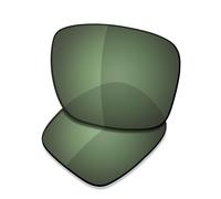 Saucer Verres de rechange haut de gamme compatibles avec les lunettes de soleil intelligentes Ray-Ban Meta Wayfarer RW4006 50 mm haute défense - Gris vert polarisé