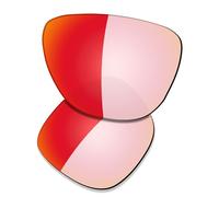 Saucer Verres de rechange haut de gamme compatibles avec les lunettes de soleil intelligentes Ray-Ban Meta Wayfarer RW4008 53 mm, Eclipse rouge photochromique non polarisé, taille unique