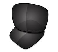 Saucer Verres de rechange haut de gamme compatibles avec les lunettes de soleil intelligentes Ray-Ban Meta Wayfarer RW4006 50 mm, Noir carbone polarisé, taille unique