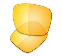 Saucer Verres de rechange haut de gamme compatibles avec les lunettes de soleil intelligentes Ray-Ban Meta Wayfarer (Gen 2) RW4012 50 mm, Jaune HD non polarisé, taille unique