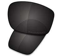 SAUCER Verres de rechange haut de gamme compatibles avec les lunettes de soleil Wiley X Omega High Defense - Noir carbone polarisé