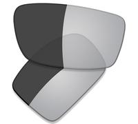 Saucer Verres de rechange haut de gamme pour lunettes de soleil Oakley Gascan haute définition - Gris photochromique, anti-lumière bleue, non polarisés