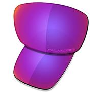 SAUCER Verres de rechange haut de gamme pour lunettes de soleil Oakley Hijinx, Midnight Sun Polarized, Taille unique