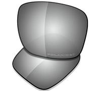 Saucer Verres de rechange haut de gamme pour lunettes de soleil Oakley Holbrook OO9102 haute définition - Métal chromé polarisé