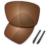 Saucer Verres de rechange haut de gamme pour lunettes de soleil Oakley Jupiter Squared OO9135 High Defense - Ambre marron polarisé
