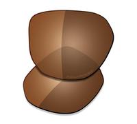 Saucer Verres de rechange haut de gamme pour lunettes de soleil Oakley Latch Beta OO9436, Marron ambre polarisé, taille unique