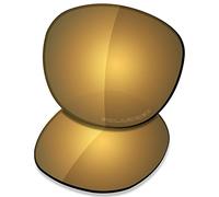 SAUCER Verres de rechange haut de gamme pour lunettes de soleil Oakley Latch OO9265 | Latch Low Bridge Fit OO9349 - Bronze doré polarisé