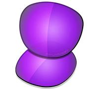 SAUCER Verres de rechange haut de gamme pour lunettes de soleil Oakley Latch OO9265 | Latch Low Bridge Fit OO9349 Lunettes de soleil haute défense - Violet violet polarisé