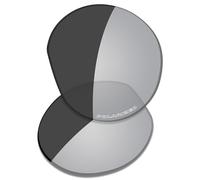 Saucer Verres de rechange haut de gamme pour lunettes intelligentes Oakley Meta HSTN OW8002 51 mm haute définition - Gris photochromique polarisé polarisé