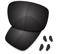 Saucer Verres de rechange haute définition pour lunettes de soleil Oakley Drop Point OO9367 - Noir carbone polarisé