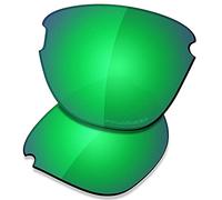 Saucer Verres de rechange pour lunettes de soleil Oakley Frogskins Lite OO9374, Vert jade polarisé, taille unique