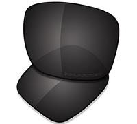 Saucer Verres de rechange pour lunettes de soleil Oakley Holbrook OO9102 haute définition - Noir carbone polarisé