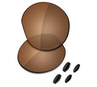 Saucer Verres de rechange pour lunettes de soleil Oakley HSTN OO9464, Haute défense - Marron ambré polarisé, taille unique