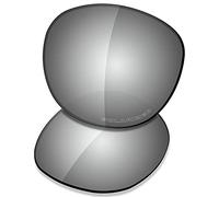 Saucer Verres de rechange pour lunettes de soleil Oakley Latch, (High Definition - Chrome Metal Polarized), Taille unique