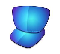 Saucer Verres de rechange pour lunettes de soleil Oakley Leffingwell OO9100, Haute défense - Bleu glacier polarisé, taille unique