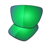 Saucer Verres de rechange pour lunettes de soleil Oakley Leffingwell OO9100, Haute défense - Vert jade polarisé, taille unique
