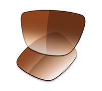 Saucer Verres de rechange pour lunettes de soleil Oakley Leffingwell OO9100, Teinte marron dégradé non polarisée, taille unique