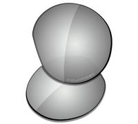 Saucer Verres de rechange pour lunettes de soleil Oakley Meta HSTN 51-22, Métal chromé polarisé, taille unique