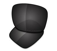 Saucer Verres de rechange pour lunettes de soleil Oakley Sliver R OO9342, Haute défense - Noir carbone polarisé, taille unique