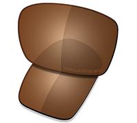 Saucer Verres de rechange pour lunettes de soleil Oakley Turbine OO9263, Marron ambré polarisé, Taille unique