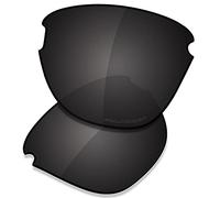 SAUCER Verres de rechange pour Oakley Frogskins Lite OO9374 | Protection UV400, anti-rayures, ajustement précis, Noir carbone polarisé, Taille unique