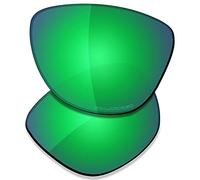 Saucer Verres de rechange premium pour lunettes de soleil Oakley Frogskins OO9013 / Frogskins AF OO9245, Polarisé vert jade, Taille unique