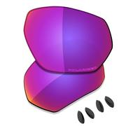 Saucer Verres et plaquettes de nez de rechange pour lunettes de soleil Oakley Plazma OO9019 | Plazma Asian Fit OO9019A, Midnight Sun Polarized, taille unique
