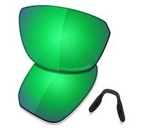 Saucer Verres et plaquettes de nez de rechange pour lunettes de soleil Oakley Split Shot OO9416, High Definition - Jade Green Polarized, taille unique