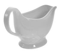 Saucier en Céramique Blanc, Petit Pot à Sauce Bateau | Récipient pour Condiments, Noix, Fruits et Olives, Usage Intérieur Maison ou Service Traiteur