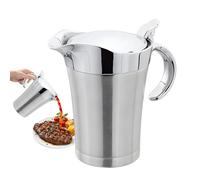 Saucière - Bocaux De Service De Grande Capacité | Saucière En Acier Inoxydable De 5,2 Pouces Pour Dîner En Famille, Halloween, Noël, Table De Ferme, Steak, Dinde, Buffet, Maison, Restaurant, Apparteme
