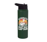 Saucière Captain Funny Thanksgiving Food Stainless Steel Insulated Water Bottle
