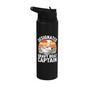 Saucière Captain Funny Thanksgiving Food Stainless Steel Insulated Water Bottle