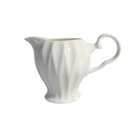 Saucière Distributeur Théière Anglaise Simple Blanche Pure, Pot À Lait En Céramique, Seau Jus Porcelaine Osseuse For La Maison Restaurants Fêtes