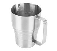 Saucière en acier inoxydable 900 ml et pichet à mousser le café - Pichet à mousseur à lait Barista avec échelle de mesure pour la maison et la cuisine, parfait pour les sauces et lattes